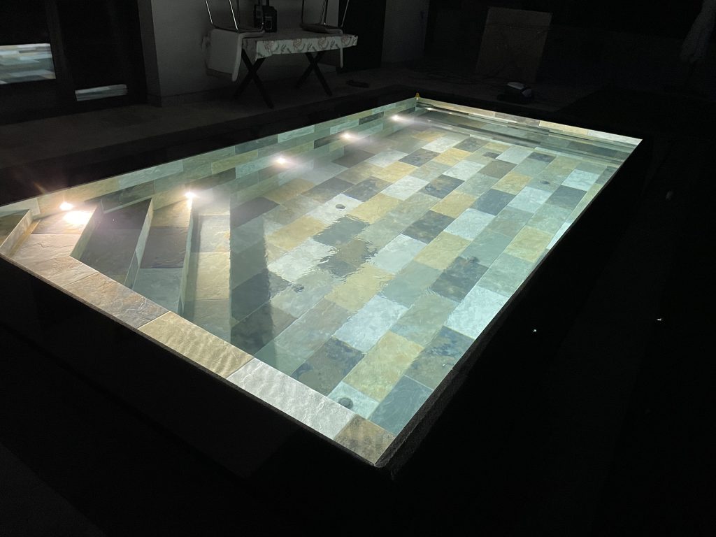 Piscine miroir de nuit 6.00m x 3.00m